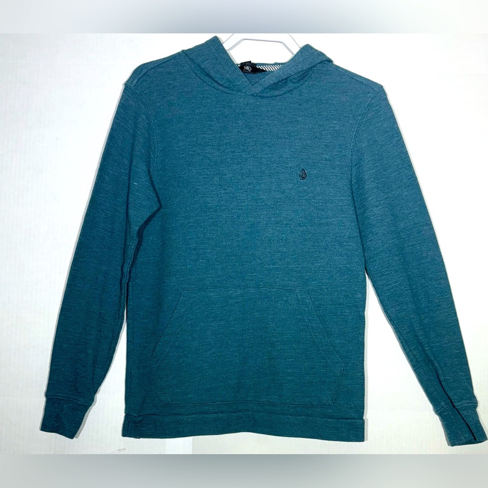 Volcom T-Shirt Hoodie Sweatshirt Men's Size Small Blue